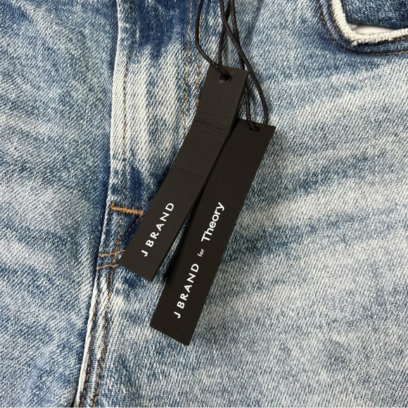 New J BRAND For Theory Adele Straight Mid-Rise Jeans Archive Destruct NWT 26 - Picture 6 of 14